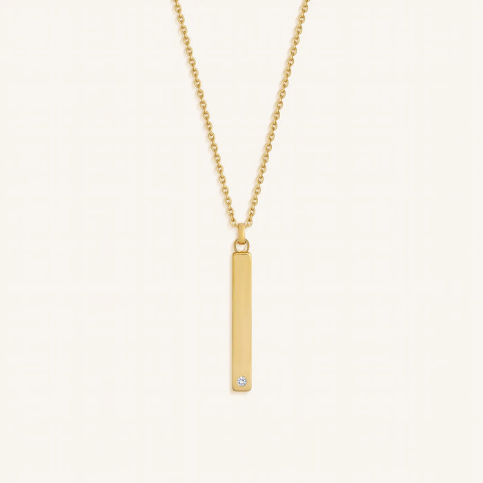 Purpose in Motion Unisex Engravable Necklace