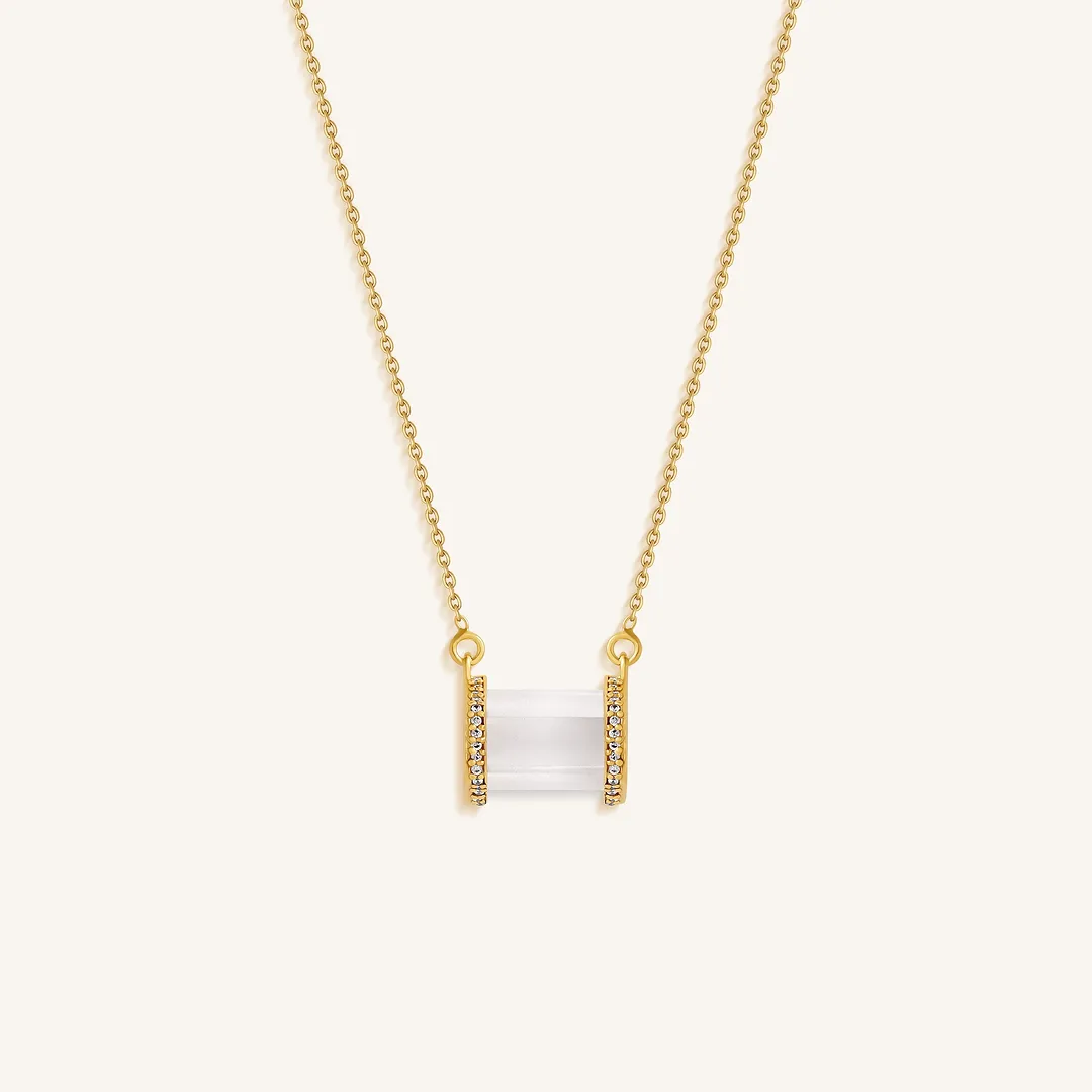 Radiant Clarity Quartz Energy Necklace