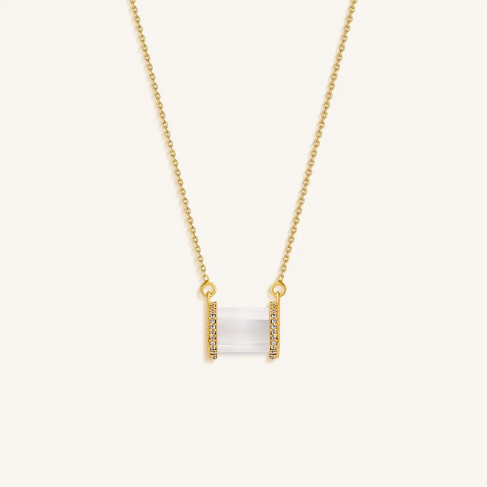 Radiant Clarity Quartz Energy Necklace