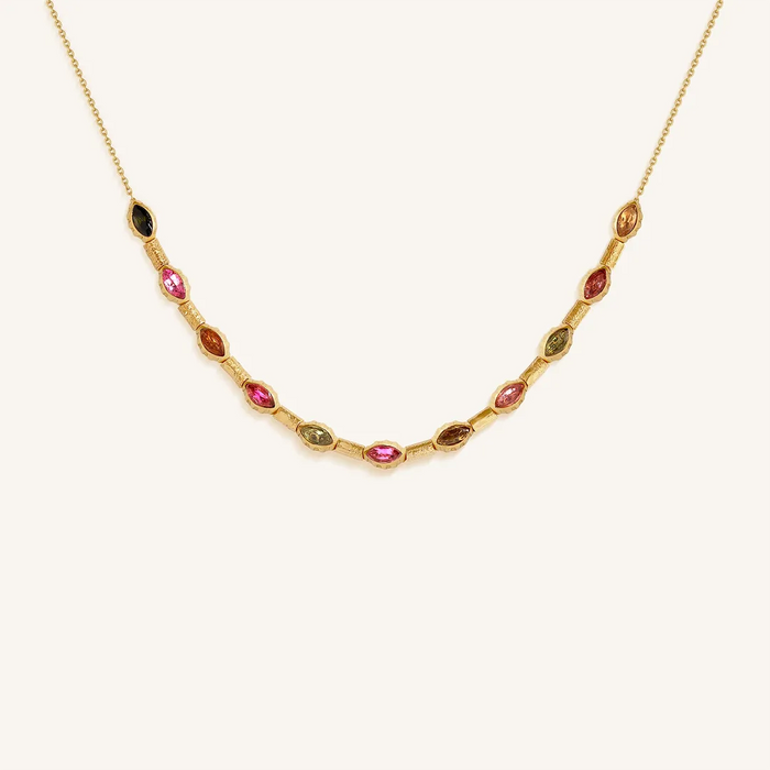 Harmony Flow Multi Tourmaline Necklace