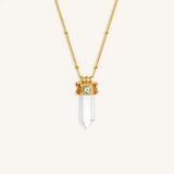 Guiding Light Multi-Stone Pointer Necklace