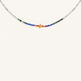 Positivity Invocation Beaded Om Necklace