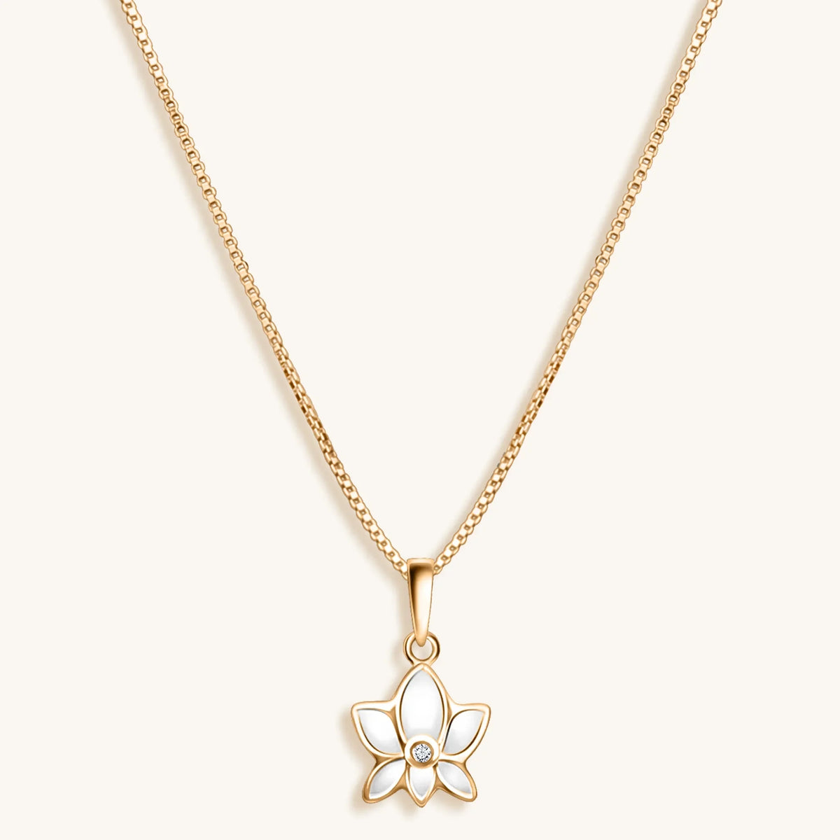 Womens Sterling Silver GP Lotus Pendant Necklace | Karma and Luck
