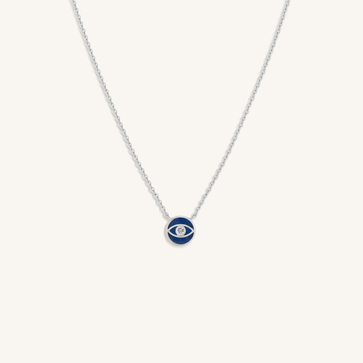 Universal Vibrations Lapis Lazuli Evil Eye Necklace