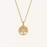 Essence of Growth Jade Tree of Life Necklace