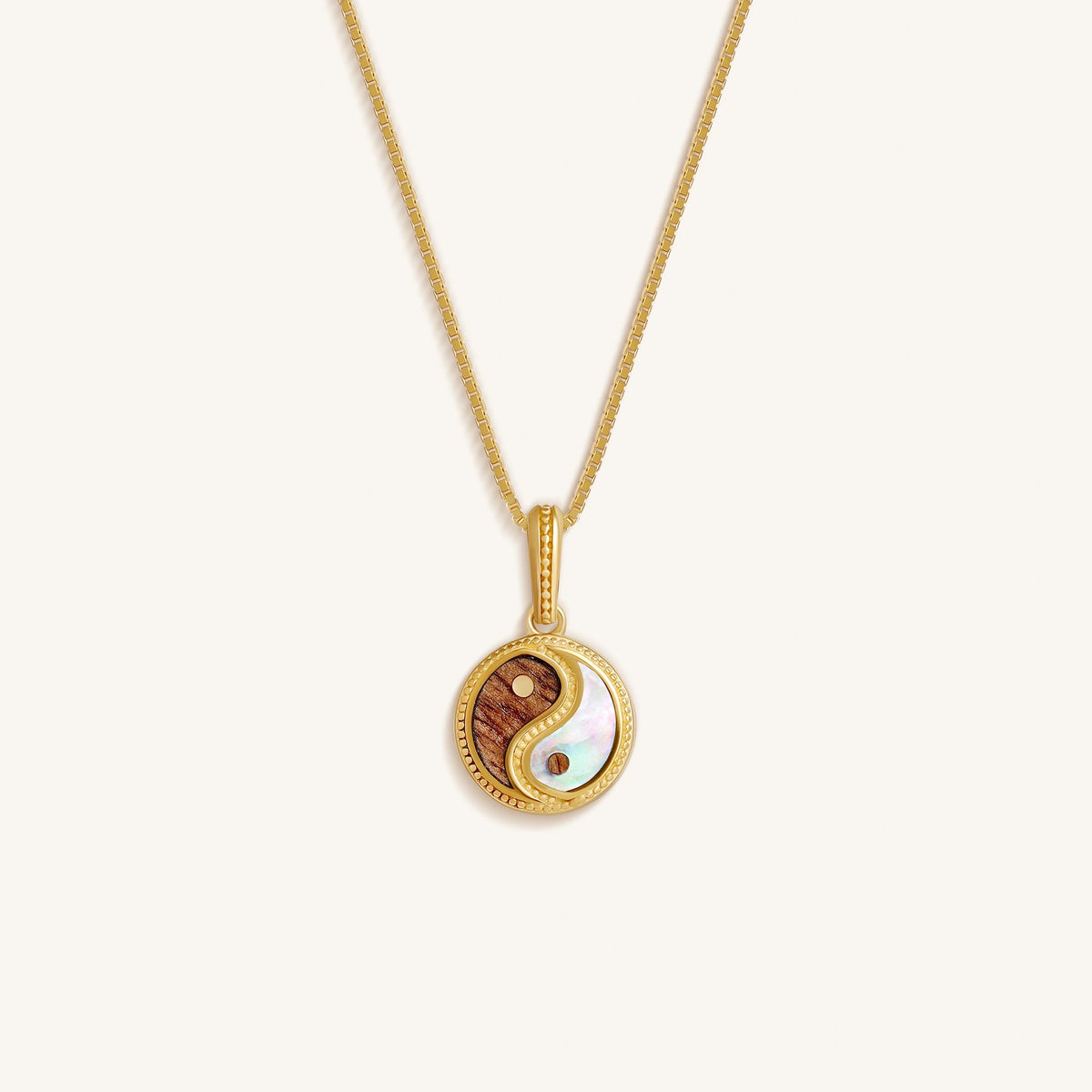 Dual Essence Yin Yang Harmony Necklace