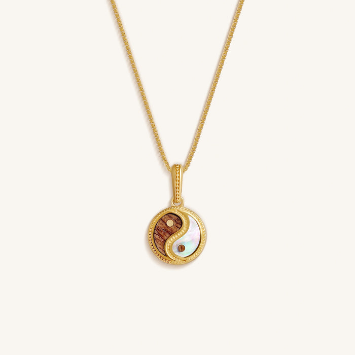 Dual Essence Yin Yang Harmony Necklace