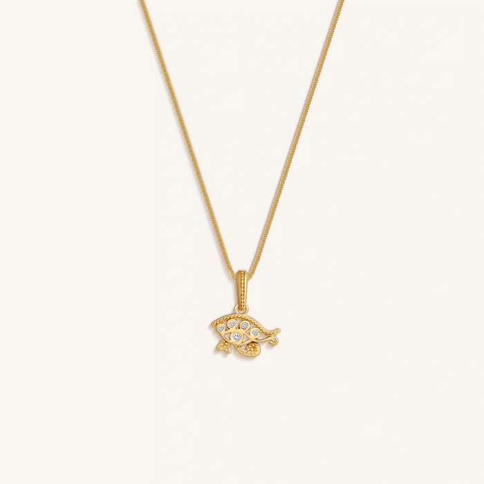 Divine Insight Eye of Horus Protection Necklace