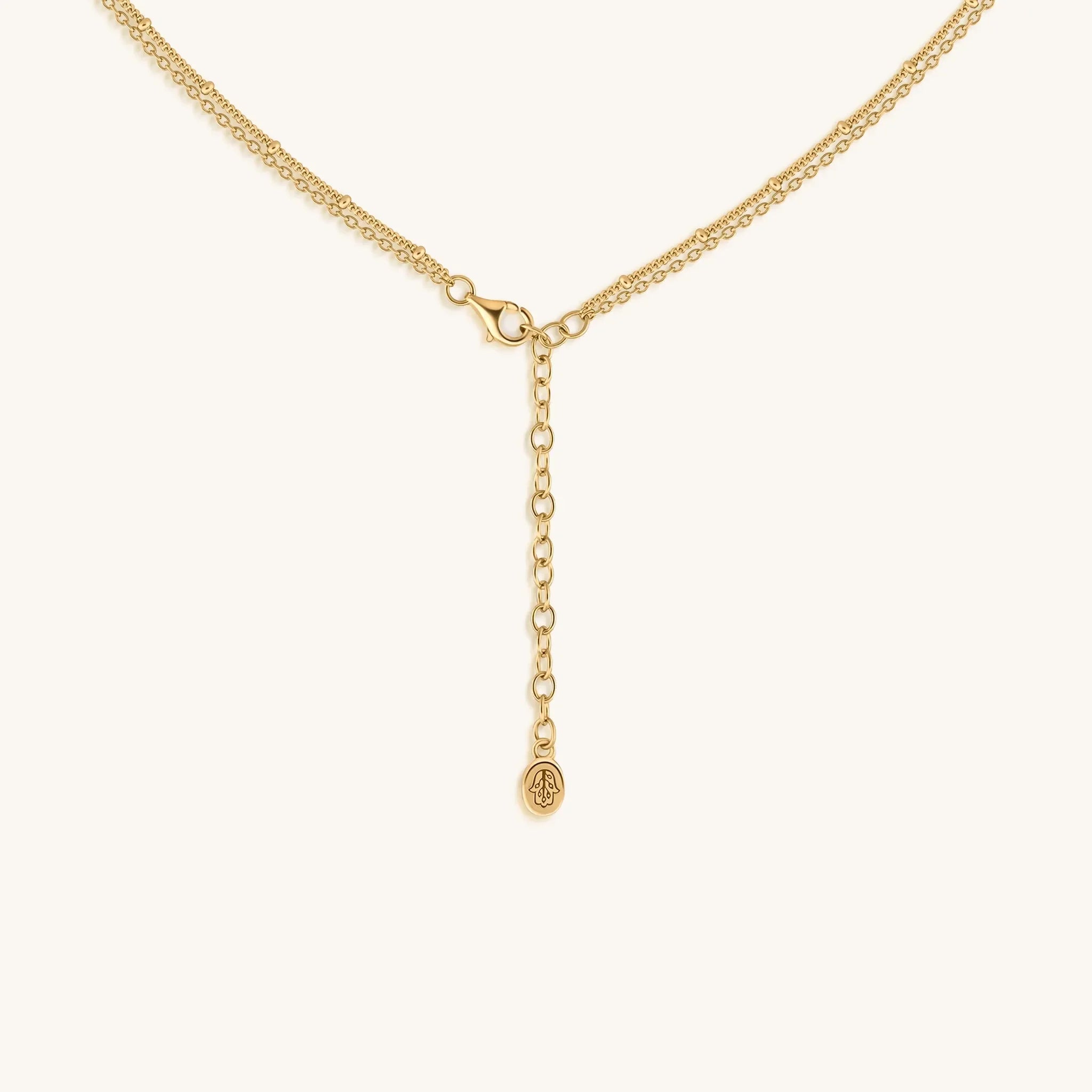 Unwavering Faith - Gold Evil Eye Star of David Necklace