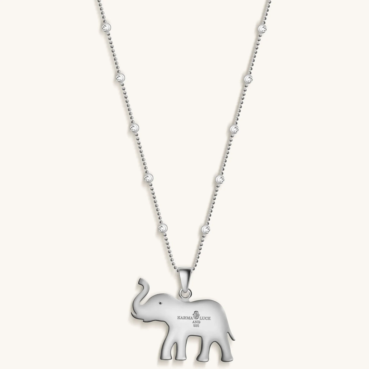 Wise Guardian - Elephant Charm Necklace