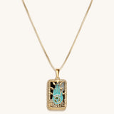 LIMITED EDITION - "The World" Tarot Card Necklace