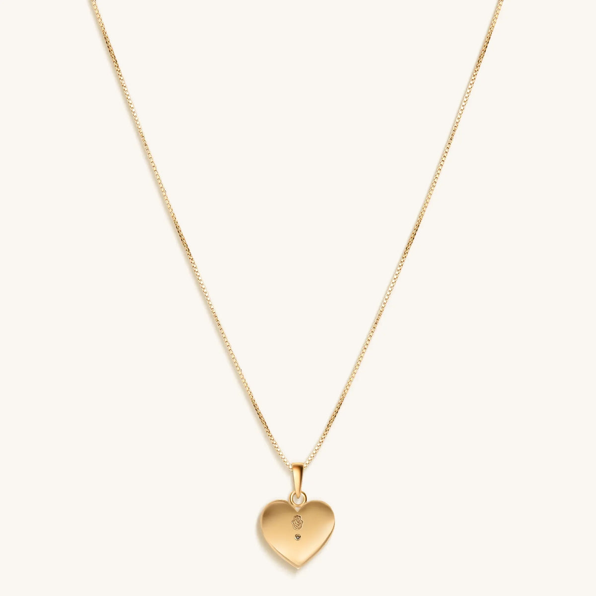 Lovely Light - Evil Eye & Diamond White Enamel Heart Necklace