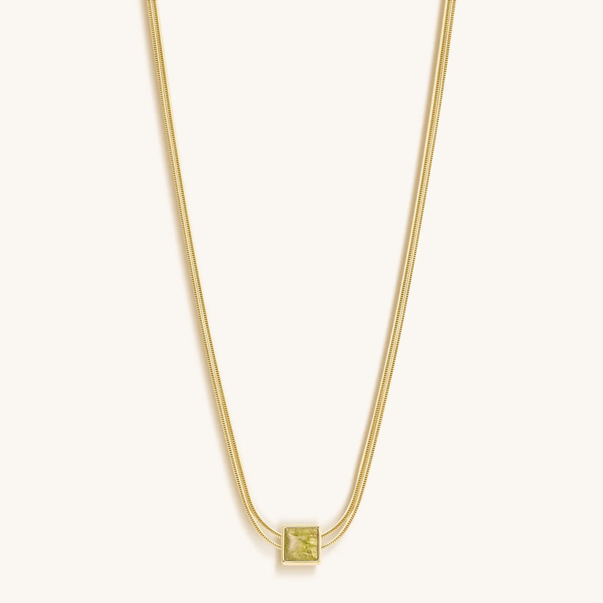 Motivate & Inspire Peridot Evil Eye August Birthstone Necklace