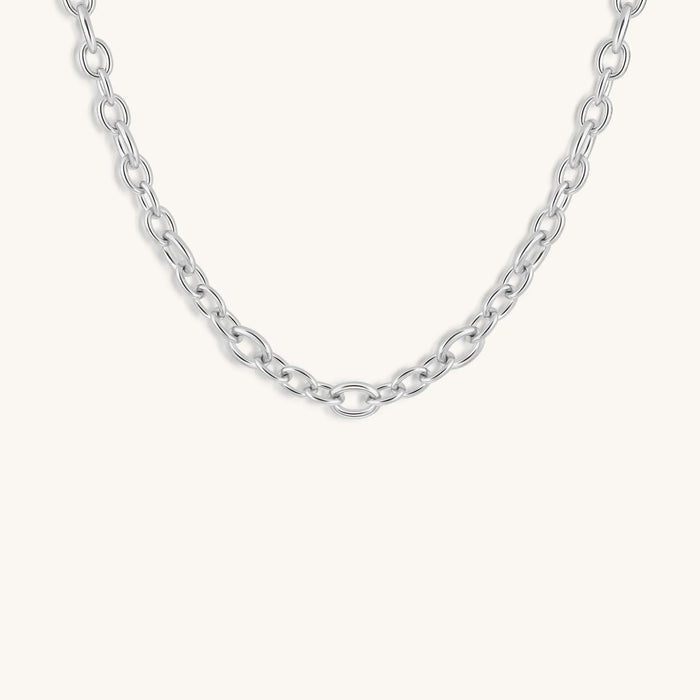 Linked For Infinity - Silver Necklace