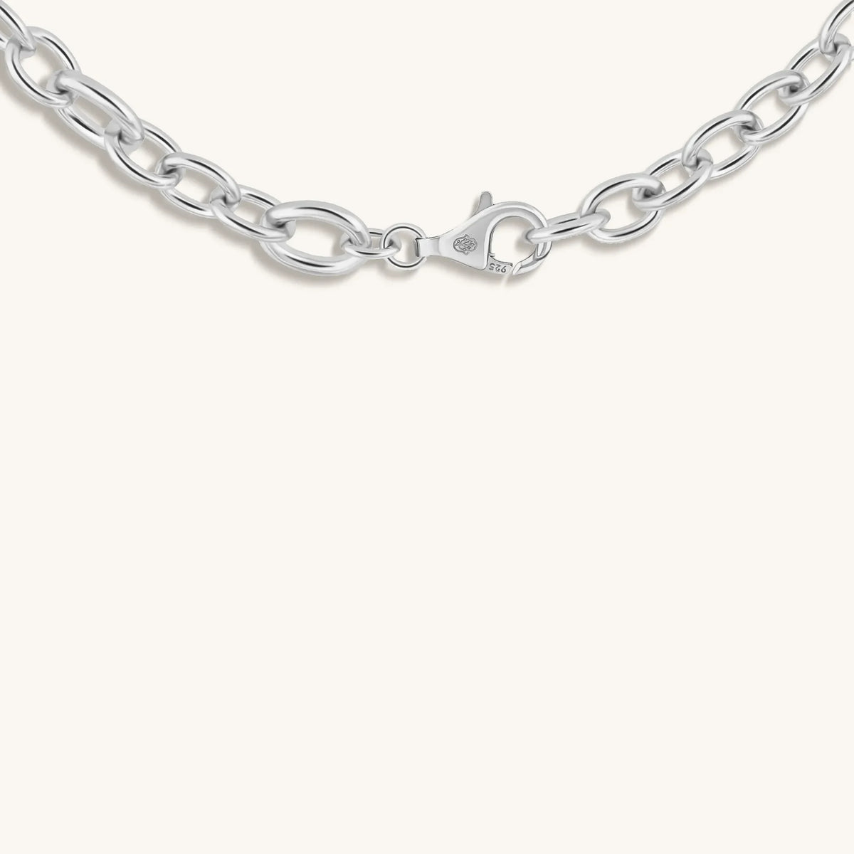 Linked For Infinity - Silver Necklace