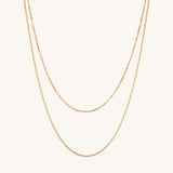 Golden Harmony - Double Chain Necklace