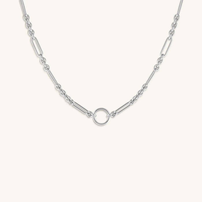 Celestial Ties Silver Necklace