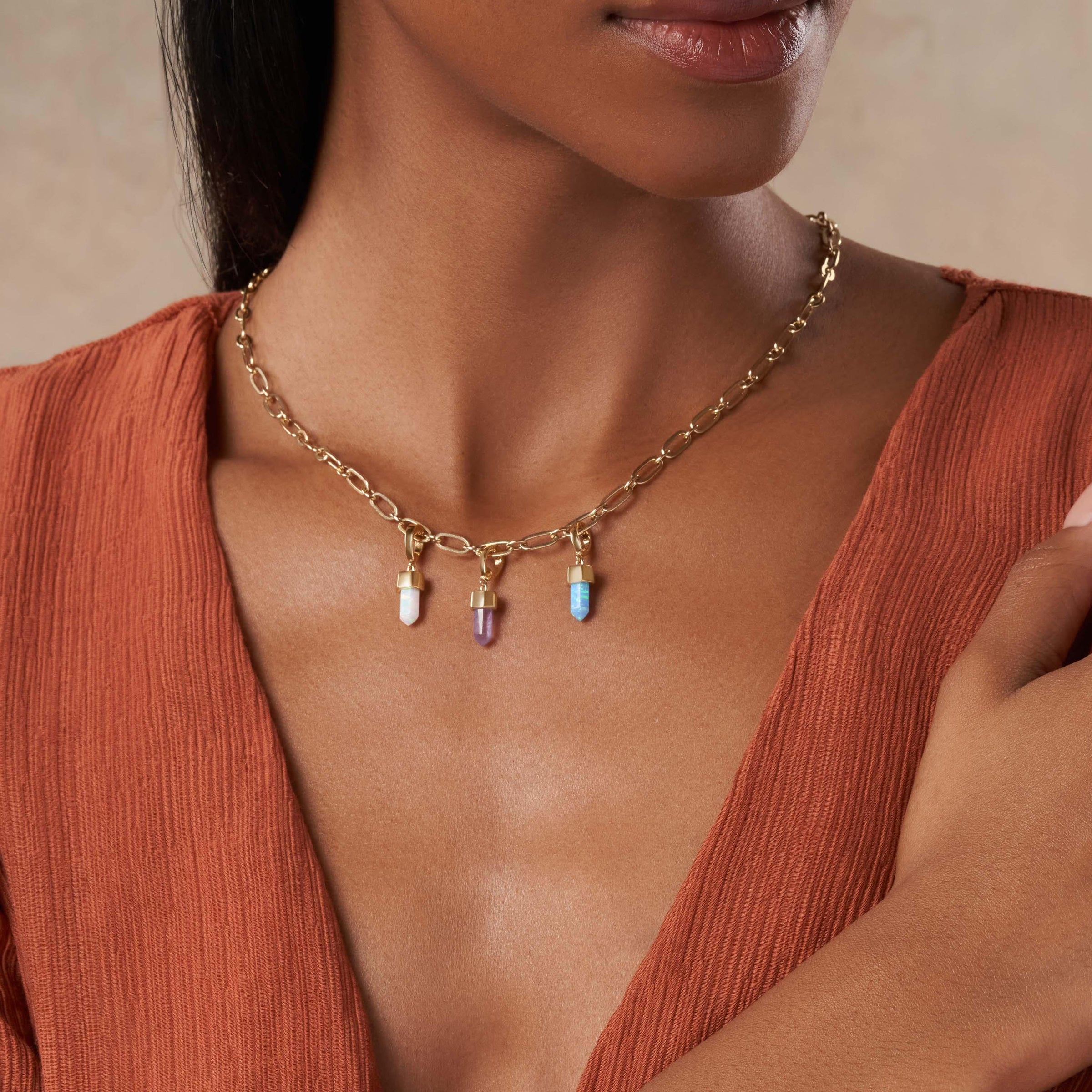 Cosmic Devotion Gold Necklace