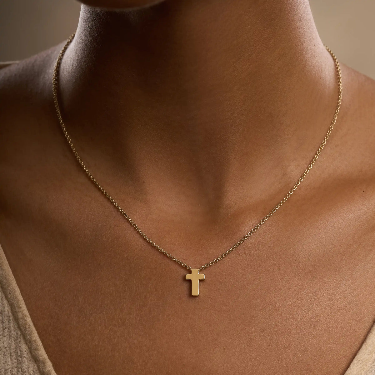Steady Light Cross Necklace