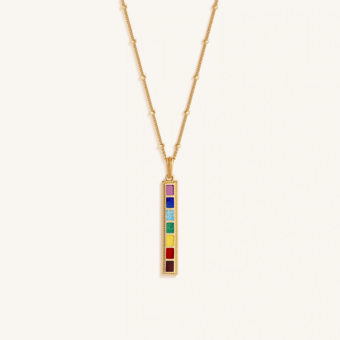 Sacred Flow Seven Chakra Energy Necklace