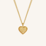 Pure Devotion Pearl Heart Necklace