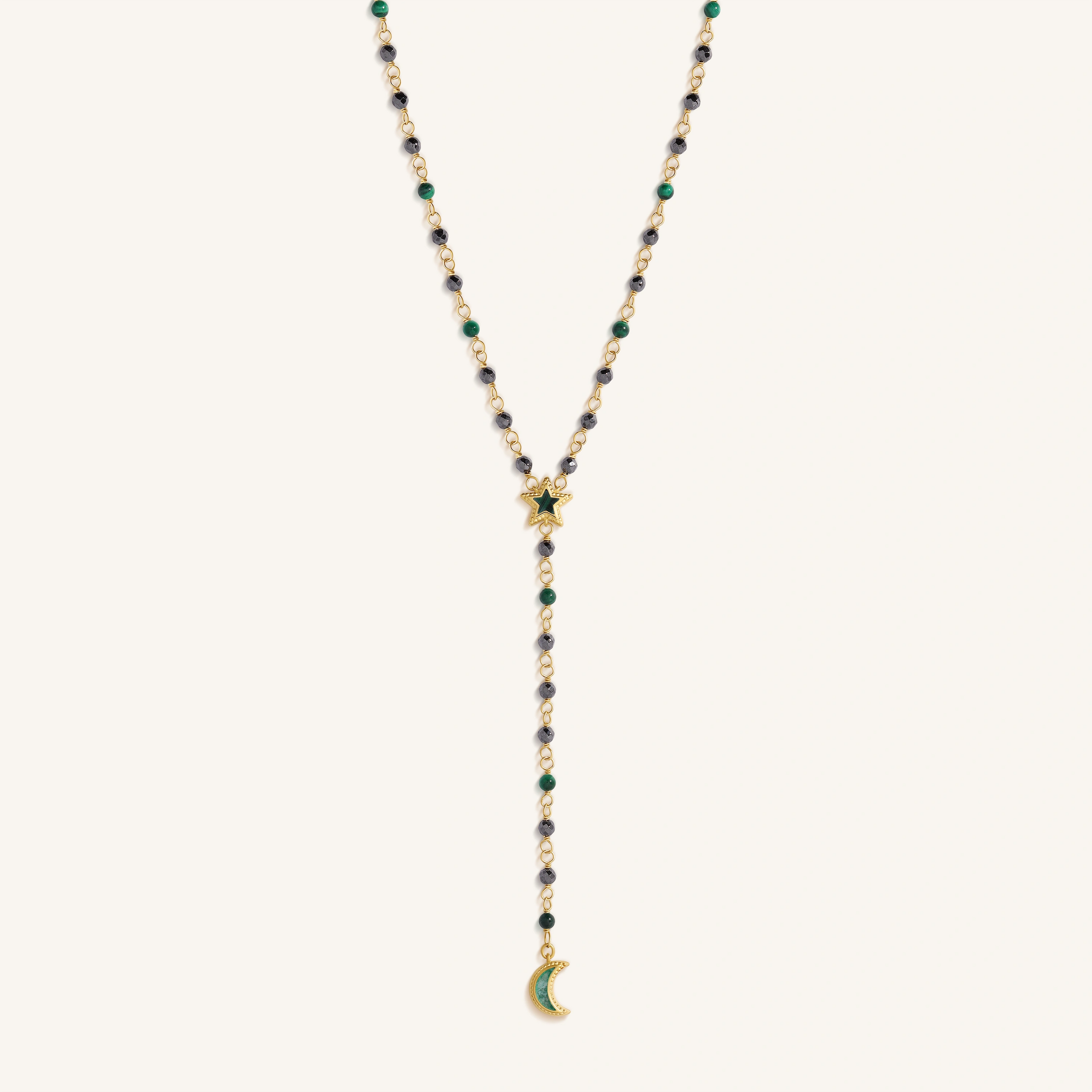Moonlit Serenity Moon & Star Necklace