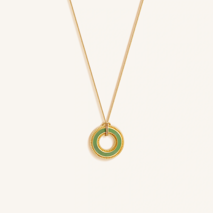 Circle of Harmony Jade Karma Necklace