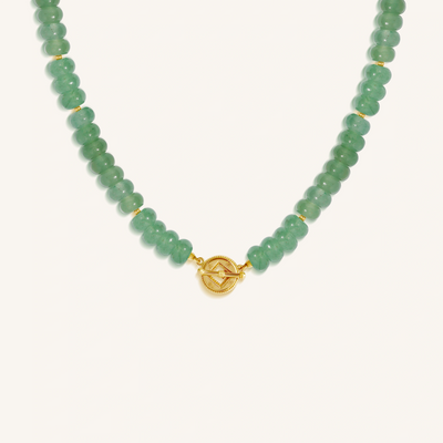 Fortune’s Path Jade Lucky Coin Necklace