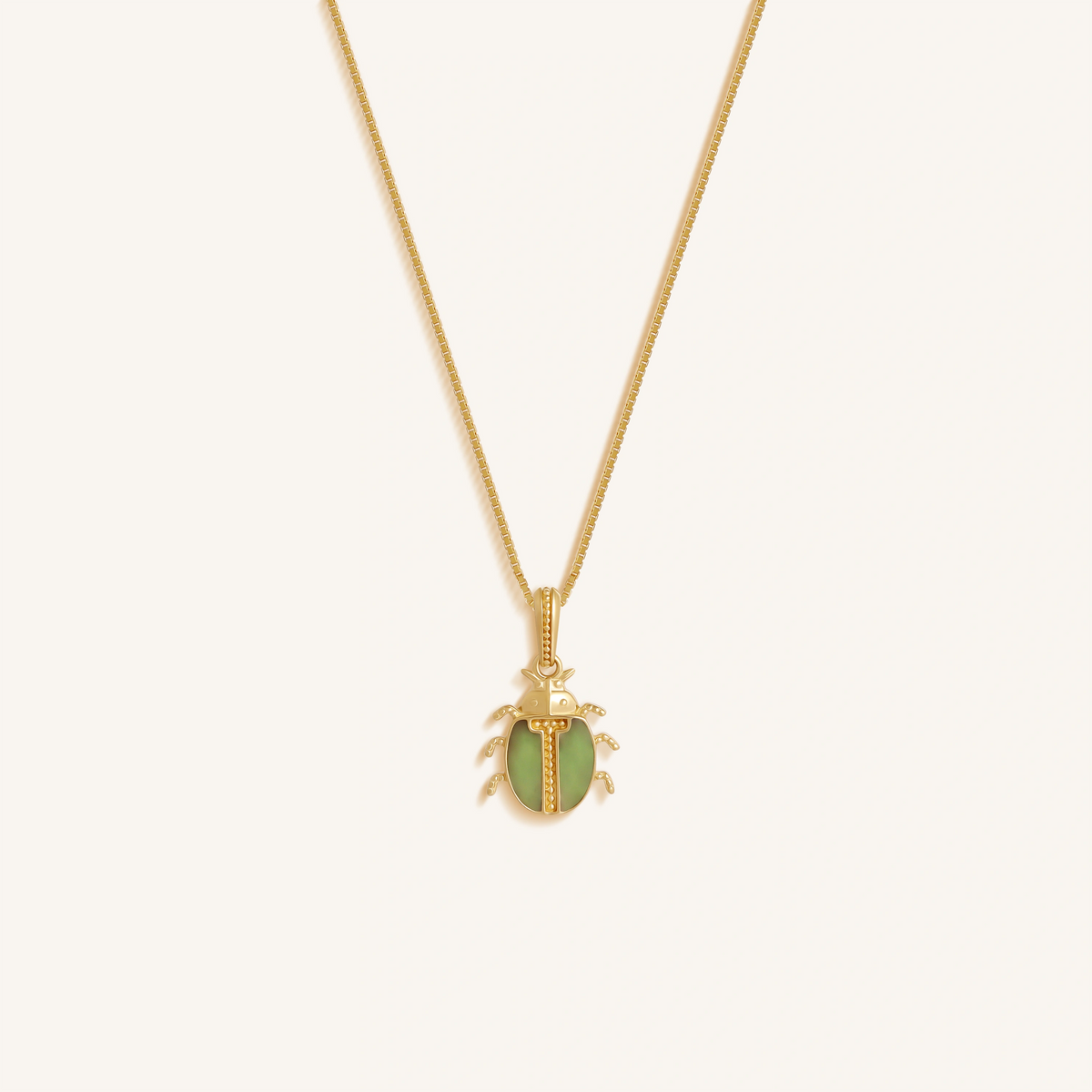 Ancient Keeper Jade Scarab Necklace