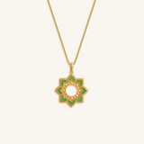 Radiant Lotus Jade Harmony Necklace
