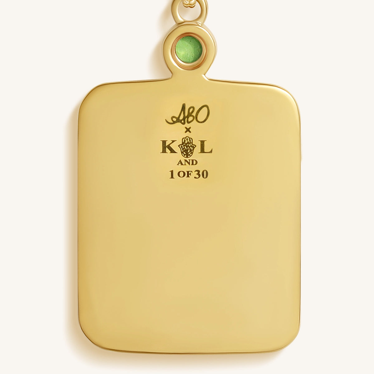 Serene Path Buddha Jade Gold Necklace