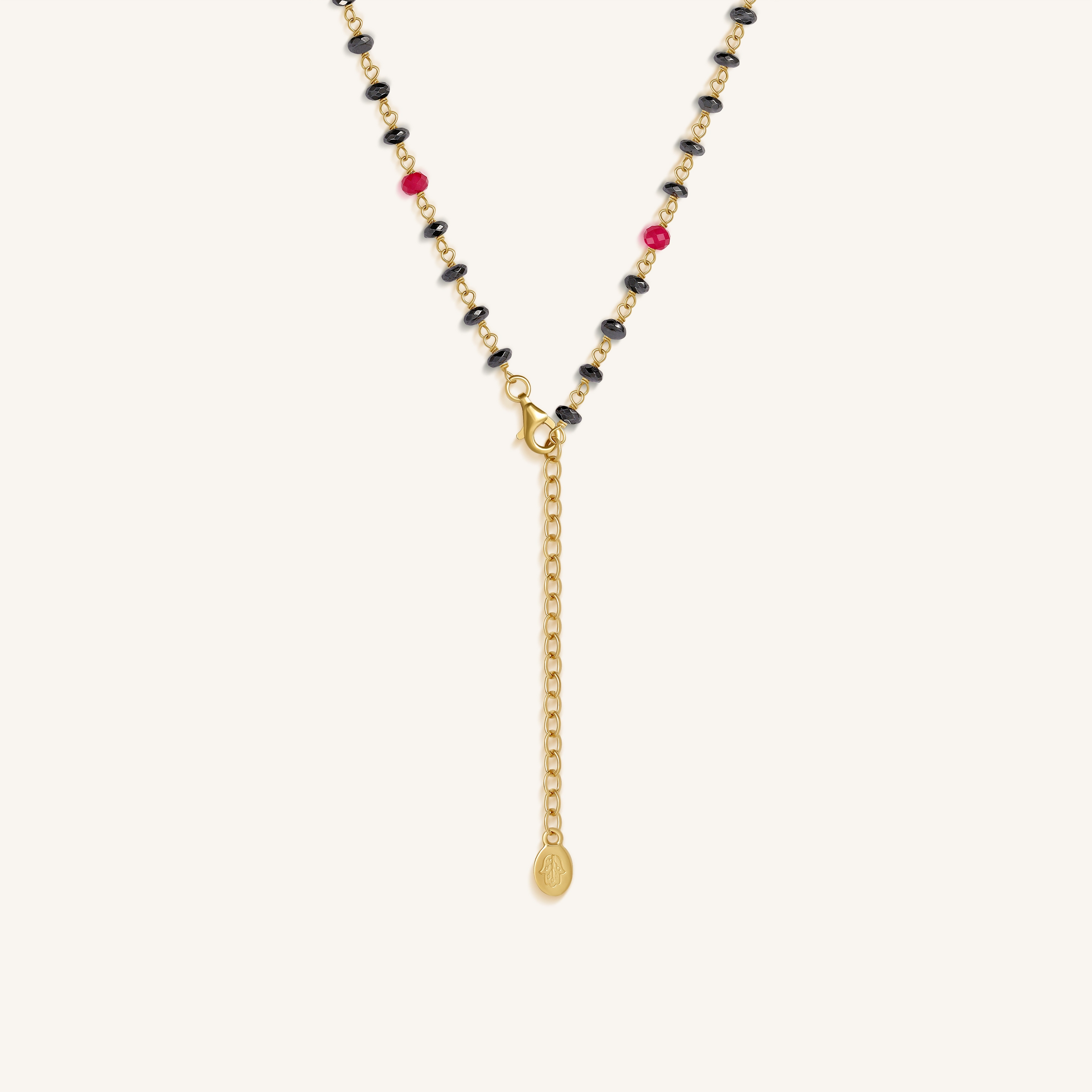 Inner Light Hamsa Gold Necklace