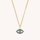 Unwavering Acceptance Evil Eye Charm Necklace