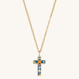 Infinite Trust Cross Charm Necklace