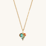 Expansive Love Heart Charm Necklace