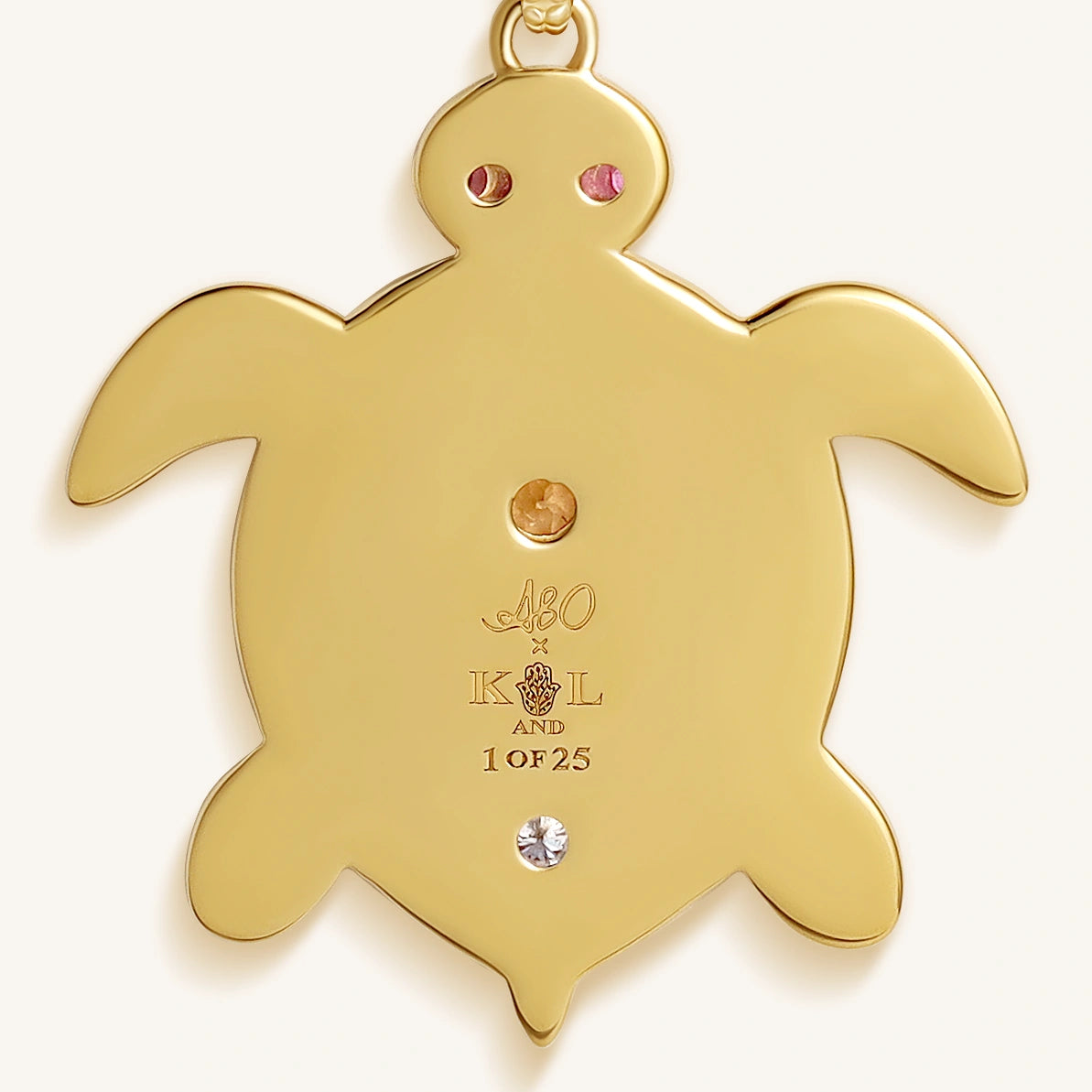 Ocean Tranquility Turtle Charm Necklace