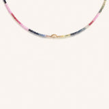 Protection & Wisdom Multi Sapphire Evil Eye Necklace
