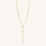 Guided Path Multi-Charm Lariat Necklace