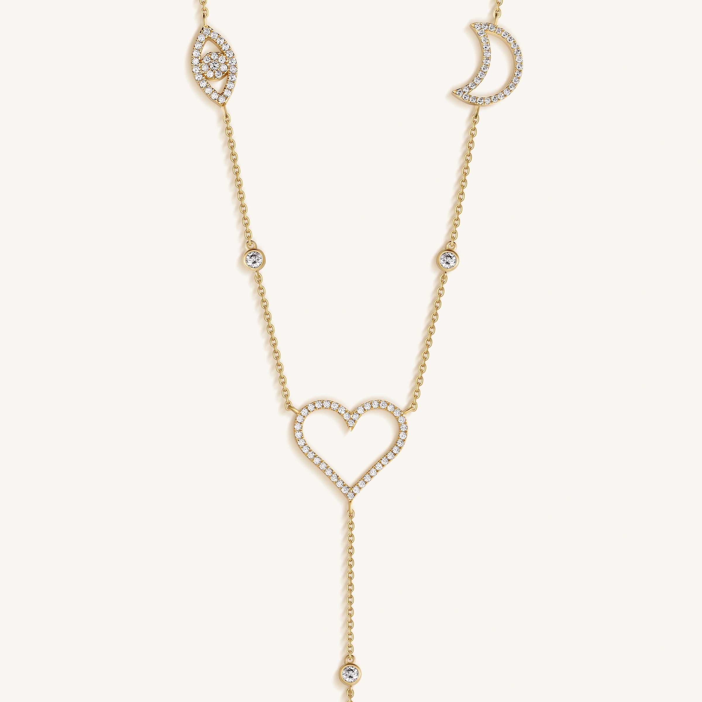 Radiant Harmony Multi-Charm Necklace