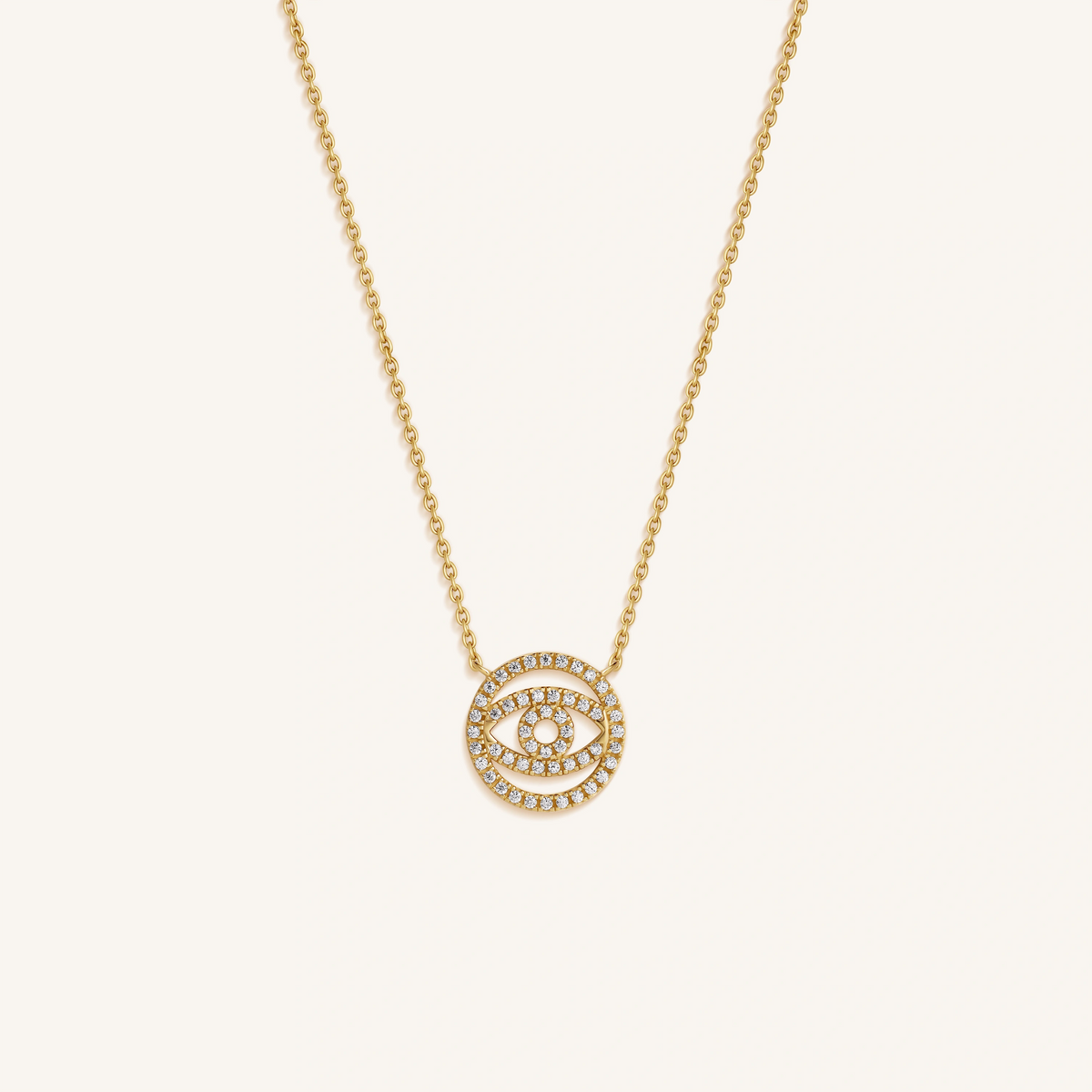 Silent Glow Evil Eye Protection Necklace