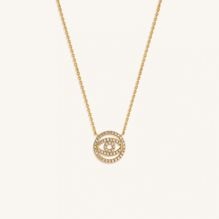 Silent Glow Evil Eye Protection Necklace
