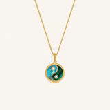 Balanced Energy Yin Yang Multi-Stone Necklace