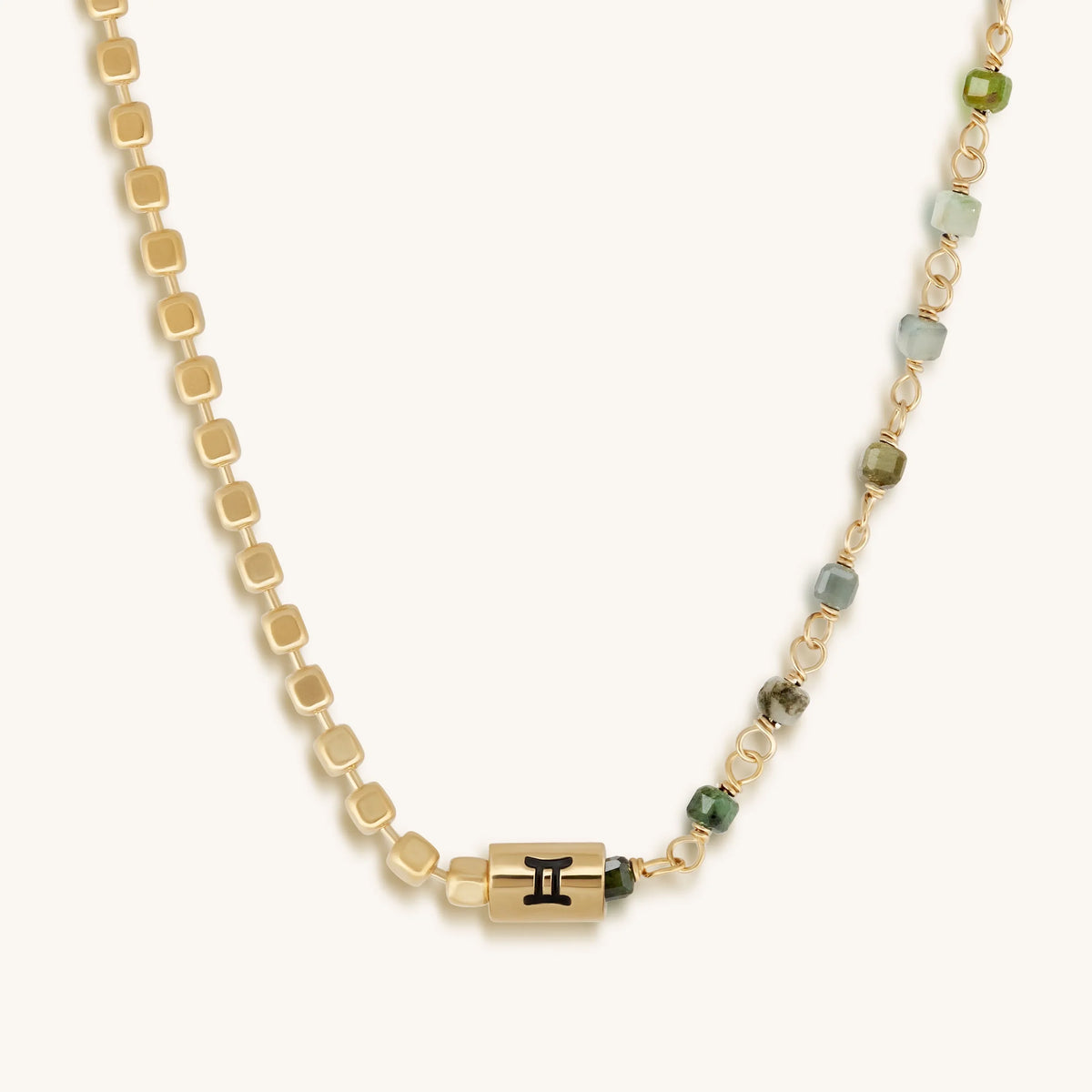 Versatile Socialite Gemini Emerald Necklace