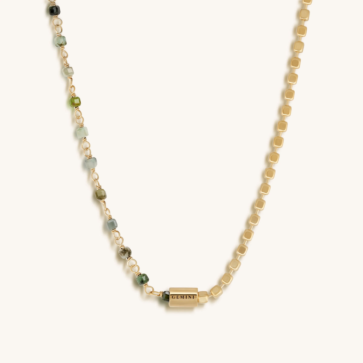 Versatile Socialite Gemini Emerald Necklace