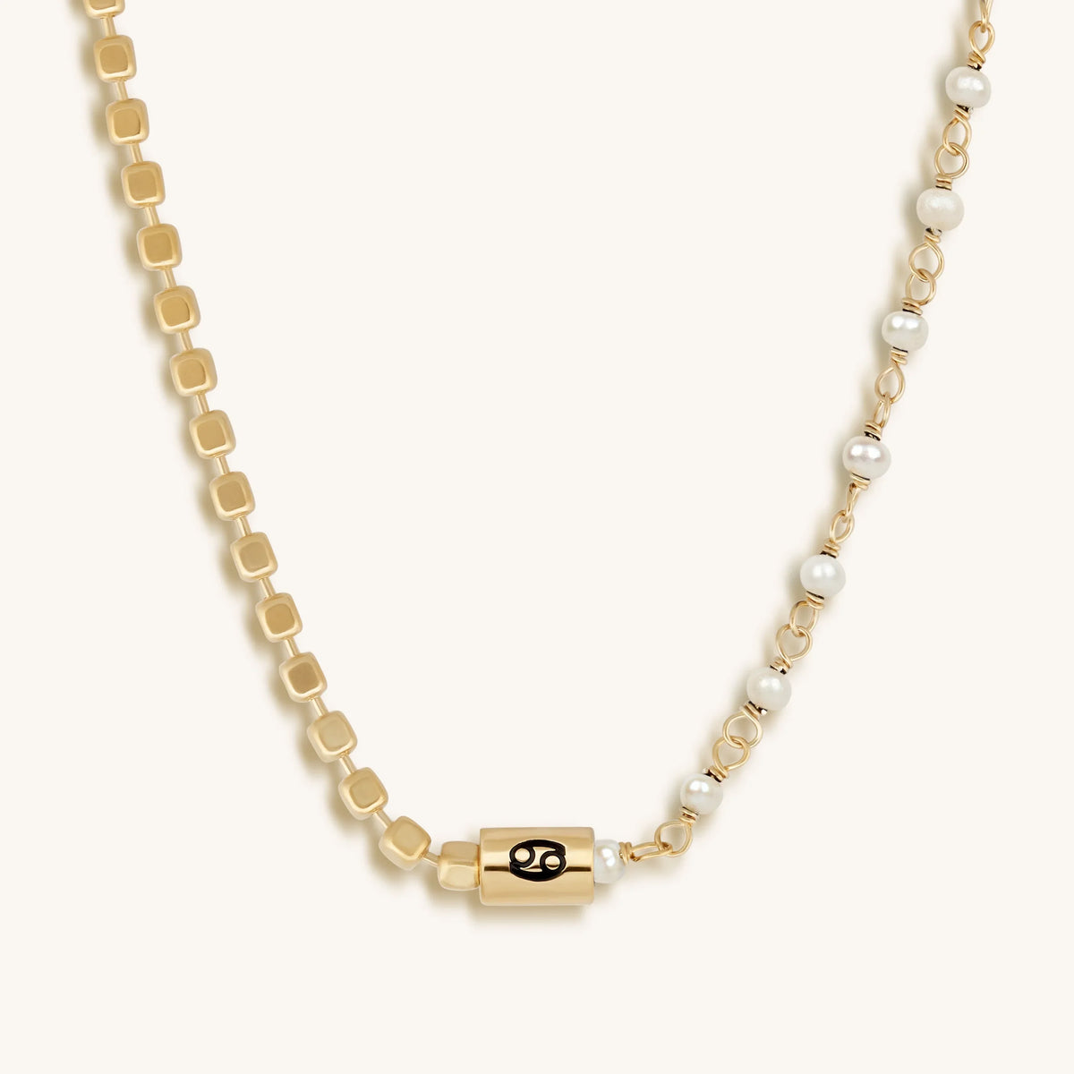 Charismatic Intuition Cancer Pearl Necklace