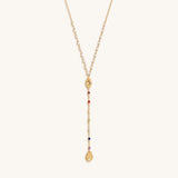 Supreme Awakening Moonstone Chakra Rosary Necklace