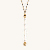 Spiritual Resilience Gold Plated Rosary Necklace