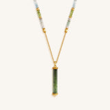 Guiding Essence Jade Tube Necklace