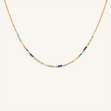 Harmonious Journey Multi-Stone Choker Necklace