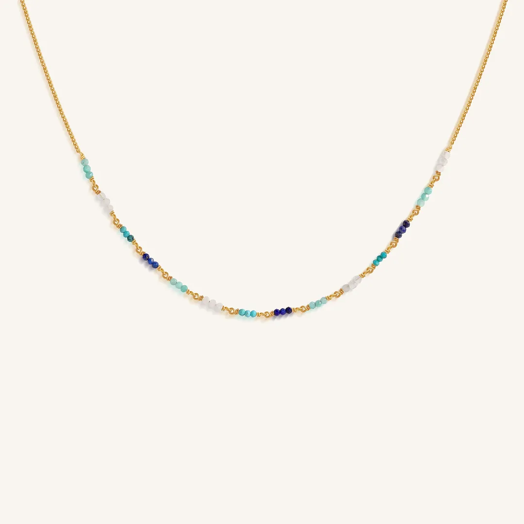 Harmonious Journey Multi-Stone Choker Necklace